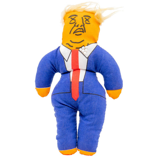 Red Co. Novelty Presidential Voodoo Doll Pin Holder Gag Gift with 6 Stainless Steel Pins, 8 x 5 - Donald Trump