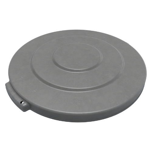 Carlisle 84103323 Bronco Round Waste Trash Can Lid, Gray, 32 gal.