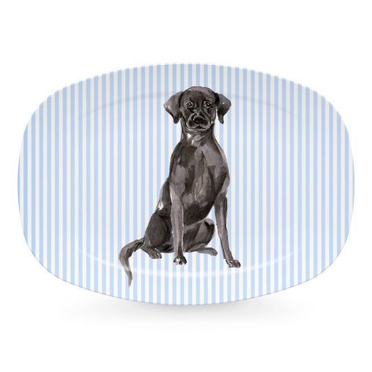 Best Friends Black Lab Platter