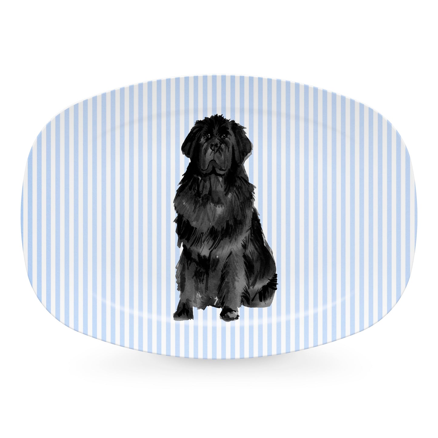 Best Friends Black Newfoundland Platter