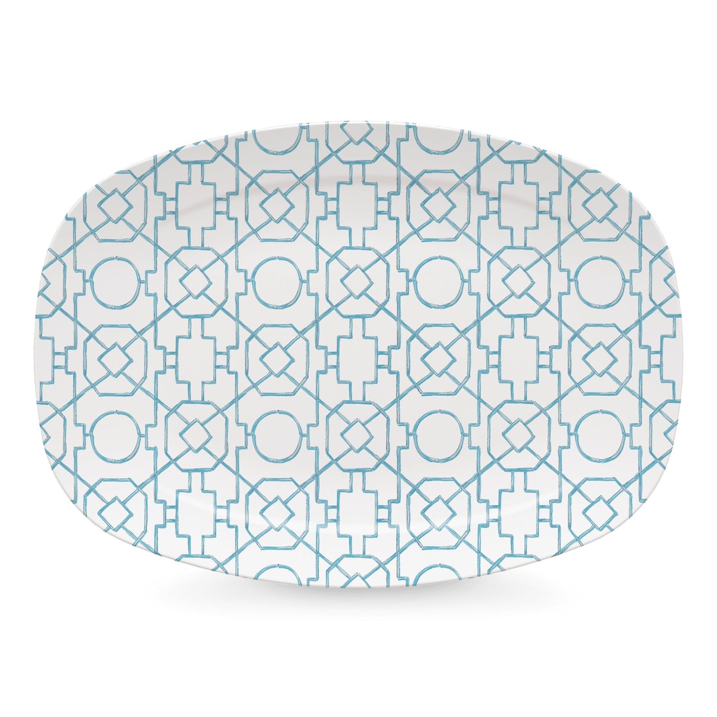 Aqua Trellis Platter