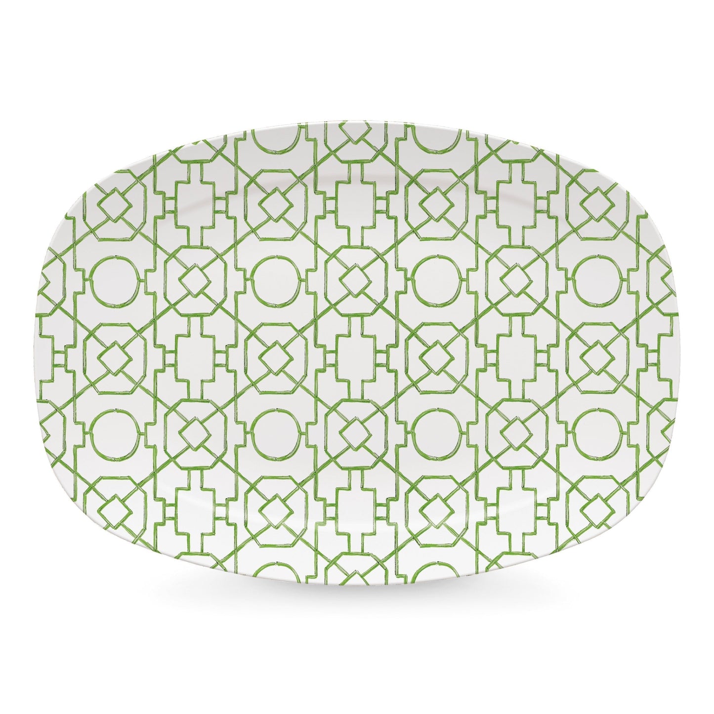 Green Trellis Platter