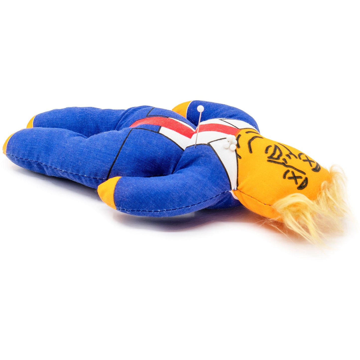 Red Co. Novelty Presidential Voodoo Doll Pin Holder Gag Gift with 6 Stainless Steel Pins, 8 x 5 - Donald Trump