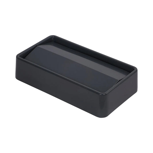 Carlisle 34202423 TrimLine Rectangle Swing Top Waste Container Trash Can Lid, Gray